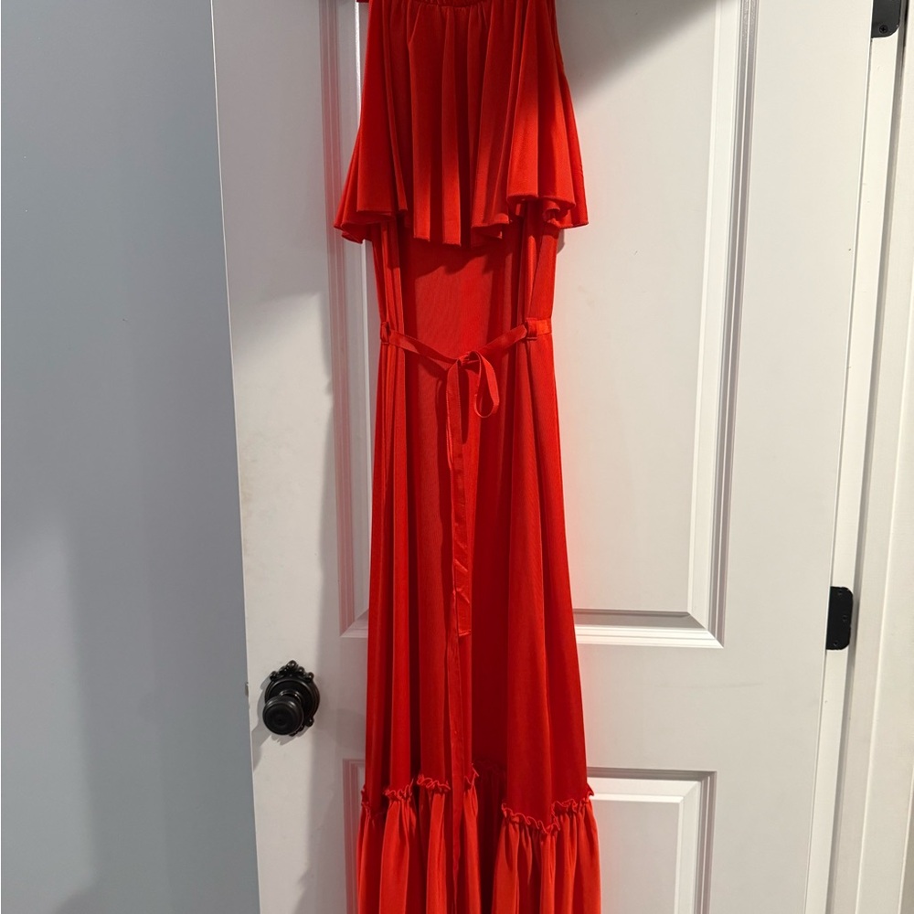 Free People Burnt Orange Maxi Dress Sz M